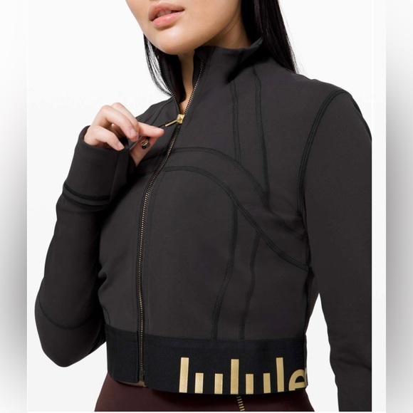 Lululemon Define Cropped Special Edition Jacket *Gold - Picture 3 of 12